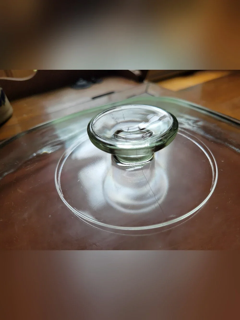 Pyrex Glass Lid #A-12-C, Replacement Cover for A-5-B Casserole Dish About 10x10